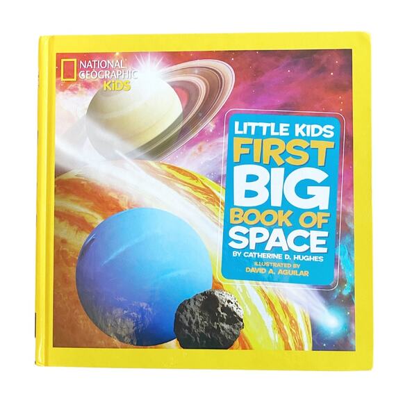 NATIONAL GEOGRAPHIC LITTLE KIDS FIRST BIG BOOK OF SPACE HARDCOVER PRE-OWNED - Picture 1 of 10